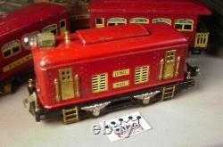 1930's Pre War Lionel Trains 292 Set O gauge in box 248 engine & 629 & 630 Cars