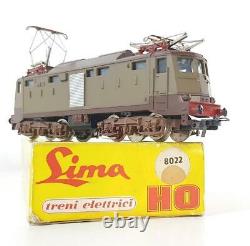 1964 Vintage, Lima 8022, Ho Gauge Italian Fs Brown, E424 Electric Locomotive