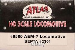 Atlas HO Scale-SEPTA AEM-7 #2301