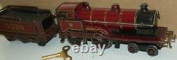 Bing O Gauge C/w'mercury' Locomotive And Tender In Lms Red Livery With Box