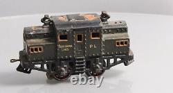 Bing Vintage O Gauge Pennsylvania Lines Cast Iron 0-4-0 Electric Locomotive
