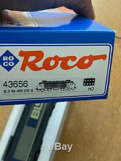 Boxed Roco 43656 Bls Re 465 015-6 Electric Locomotive H0 Gauge