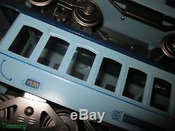 FA McCoy Std. Gauge 1965 Pacific NW Electric 4-4-4 Blue Set with4 Passenger Cars