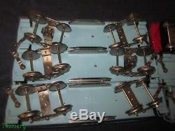 FA McCoy Std. Gauge 1965 Pacific NW Electric 4-4-4 Blue Set with4 Passenger Cars