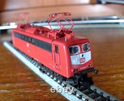 Fleischmann 7382 N gauge DB BR 151 electric locomotive in DB red livery