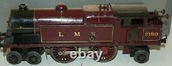 HORNBY O GAUGE C/W No 2 SPECIAL TANK LOCOMOTIVE IN LMS RED LIVERY WITH BOX