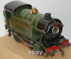 HORNBY O GAUGE ELECTRIC No 1 TANK LOCO IN GWR GREEN LIVERY