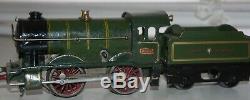 HORNBY O GAUGE No 1 SPECIAL LOCOMOTIVE AND TENDER IN GWR GREEN LIVEREY