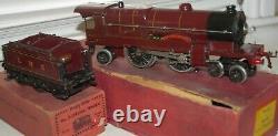 Hornby O Gauge Electric Royal Scot Loco And Tender In Lms Red Livery Boxed