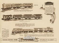 IVES Prewar O Gauge Green Mountain Express Passenger Set! 1927! CLEAN! CT