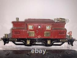 Ives O gauge 3254 electric locomotive with two parlor cars and 136 observation