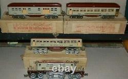 Ives Prewar 1616 O Gauge Vintage Train Set 1694,1695,1696,1697 Original Boxes