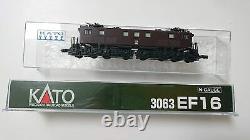 KATO N gauge EF16 3063 model railroad electric locomotive