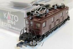 KATO N gauge Electric Locomotive ED19 3078-2 Blind Doors Miniature Model Train