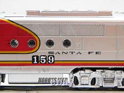 LIONEL SANTA FE DIESEL LOCOMOTIVE ENGINE/REMOTE SFE O GAUGE train 6-84719-E USED