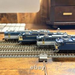 LOT of 4 KATO N gauge EF65 railroad electric locomotive