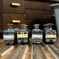 LOT of 4 KATO N gauge EF65 railroad electric locomotive