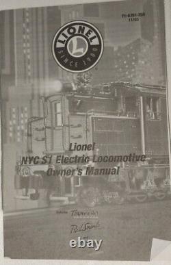 Lionel 6-18351 Nyc S-1 Electric Locomotive Unique Impresv Rare