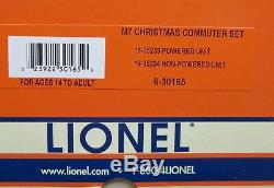Lionel 6-30165 M7 Subway Christmas Commuter Set O-Gauge LNIB