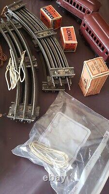 Lionel Prewar O Gauge 0-4-0 New York Central 150 Electric Locomotive Train Set