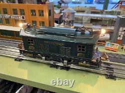 + Lionel Prewar O Gauge Tinplate Green 253 Electric Engine Original SS