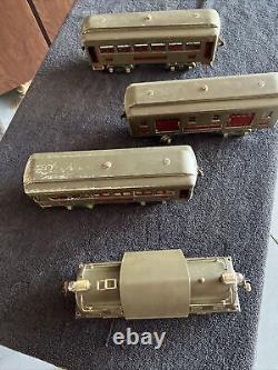 Lionel Prewar Standard Gauge 10E, 332, 339 & 341 Passenger Car Set