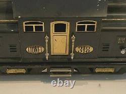 Lionel Prewar Standard Gauge Early Dark Gray 318 Locomotive c. 1928-30