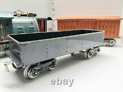 Lionel Standard Gauge # 10E Engine Set Cars 65784, 4351 Caboose, 98237 Box Car