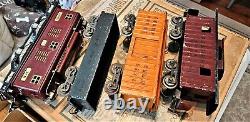 Lionel Standard Gauge Set 351 1925/1926 Maroon 8 & 112 114 117 Tracks Set Box C6
