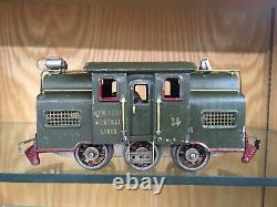 Lionel Standard Gauge Very Rare 34 Loco Set with 35 Pullman and 36 Obs. Cars EX