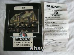 Lionel Trains Classics Standard Gauge 1-381-E Electric Locomotive 6-13102 EX