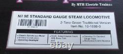 MTH 10-1066-1 9E Standard Gauge Green Electric Locomotive with PS LN/Box