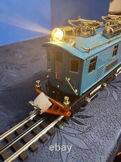 MTH 10-3028-1 Blue 256 O Gauge Electric with10-8045 3 Blue 710 Series Pass Cars