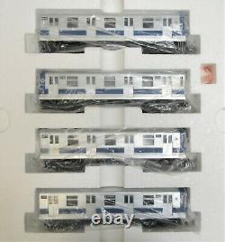 MTH RailKing 30-2122-1 NY Transit 1970 4-Car Subway Set withPS1/Lights O-Gauge EXC