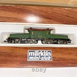 Marklin Mini Club Z Gauge 8856 Electric Locomotive Crocodile Ob Made W. Germany