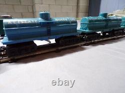 Marx Vintage O Gauge Electric Toy Train Tanker Set Engine Runs Very Wellvery Wel