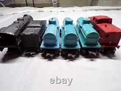 Marx Vintage O Gauge Electric Toy Train Tanker Set Engine Runs Very Wellvery Wel