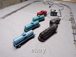 Marx Vintage O Gauge Electric Toy Train Tanker Set Engine Runs Very Wellvery Wel