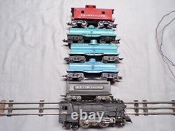 Marx Vintage O Gauge Electric Toy Train Tanker Set Engine Runs Very Wellvery Wel