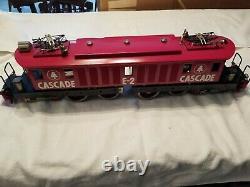 McCOY RED CASCADE ELECTRIC LOCOMOTIVE STANDARD GAUGE TRAIN ENGINE