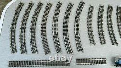 N Gauge Job Lot of Locomotives (LMS 4F & BR Electric), Coaches, Wagons & Track