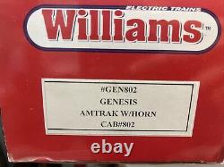 O gauge Williams Genesis Amtrak WithHorn Cab#802 #GEN802