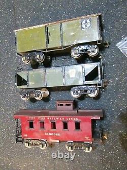 Prewar Ives standard gauge train set 3242, 190, 191, 192, 194, 195, 196