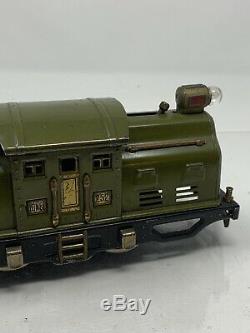 Prewar Lionel Train 252 Olive Electric O Gauge Engine Running L20-5