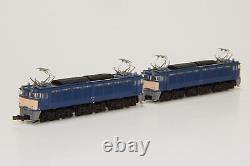 Rokuhan Z gauge EF63 1st order blue double set T038-1 railway model electric loc