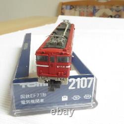 Tomix 2107 N Gauge Electric Locomotive Ef 71 15 Red Jnr Japan neuwertig Boxed