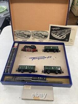 Vintage Fleischmann Ho Gauge Electric Train Set Boxed