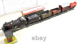 Vintage Pre-War Bing UK-Market #1425 Electric 0-4-0 0-gauge Freight Set With Box