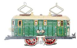 Vintage Scarce Doll Et Cie Hand Painted Electric 0-gauge Box Cab Locomotive