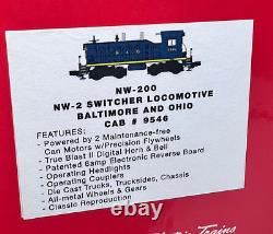 Williams B & O NW-2 Switcher Locomotive NW 200 O Gauge In Box Electric Train